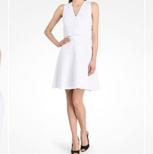 ARMANI Exchange White Flared Dress Sz 14